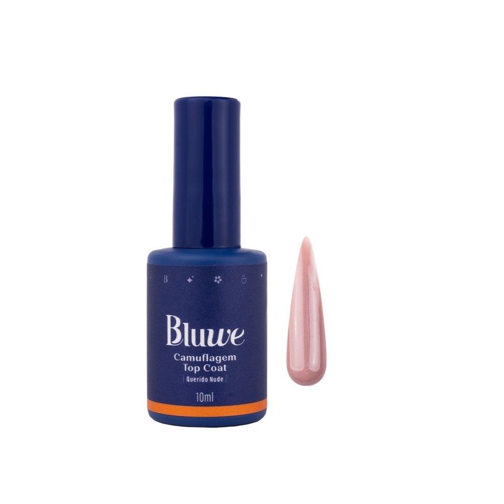Top Coat Camuflagem Querido Nude Bluwe 10ml