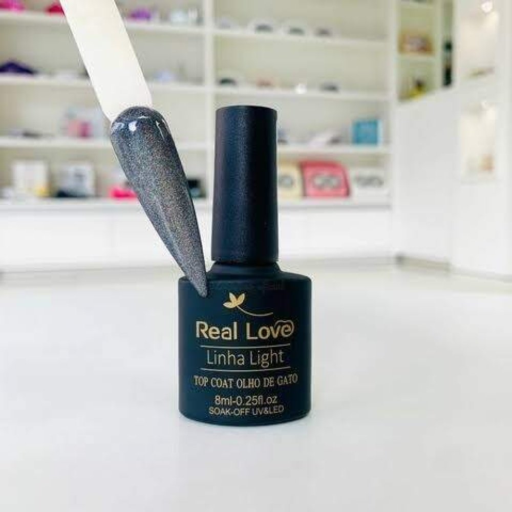 Top Coat Olho de Gato Real Love 8ml