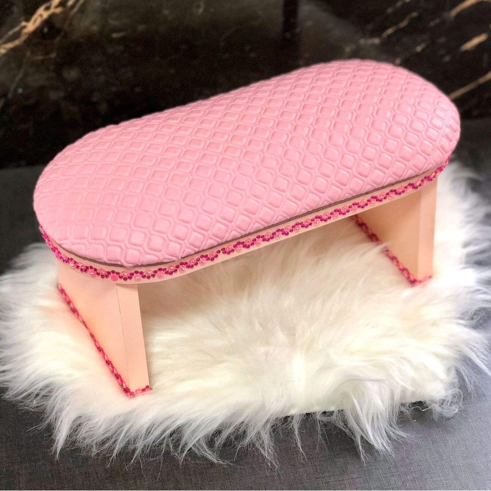 Apoio de Mão MDF Rosa