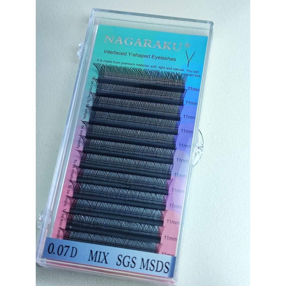 Cílios Volume Brasileiro Nagaraku 0.07D Mix 11mm