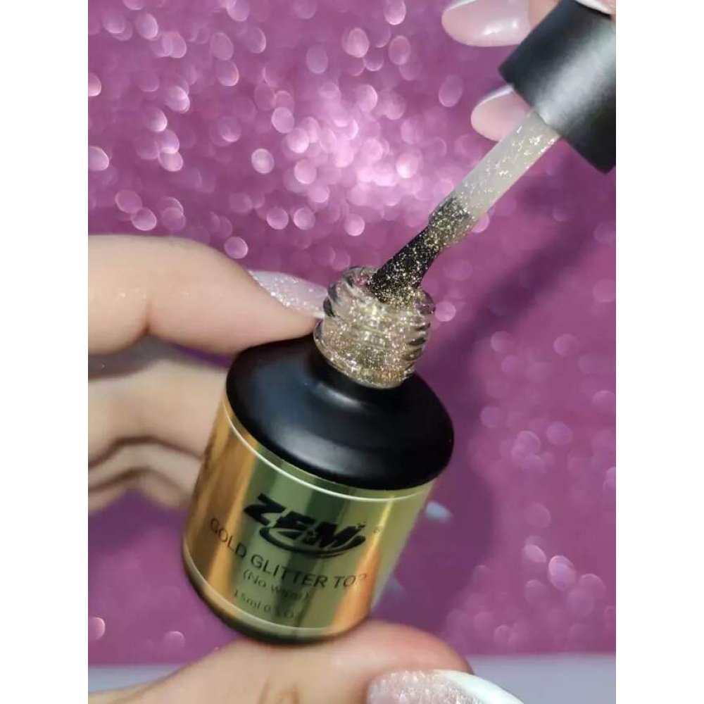 Top Coat Com Glitter Zem 15ml