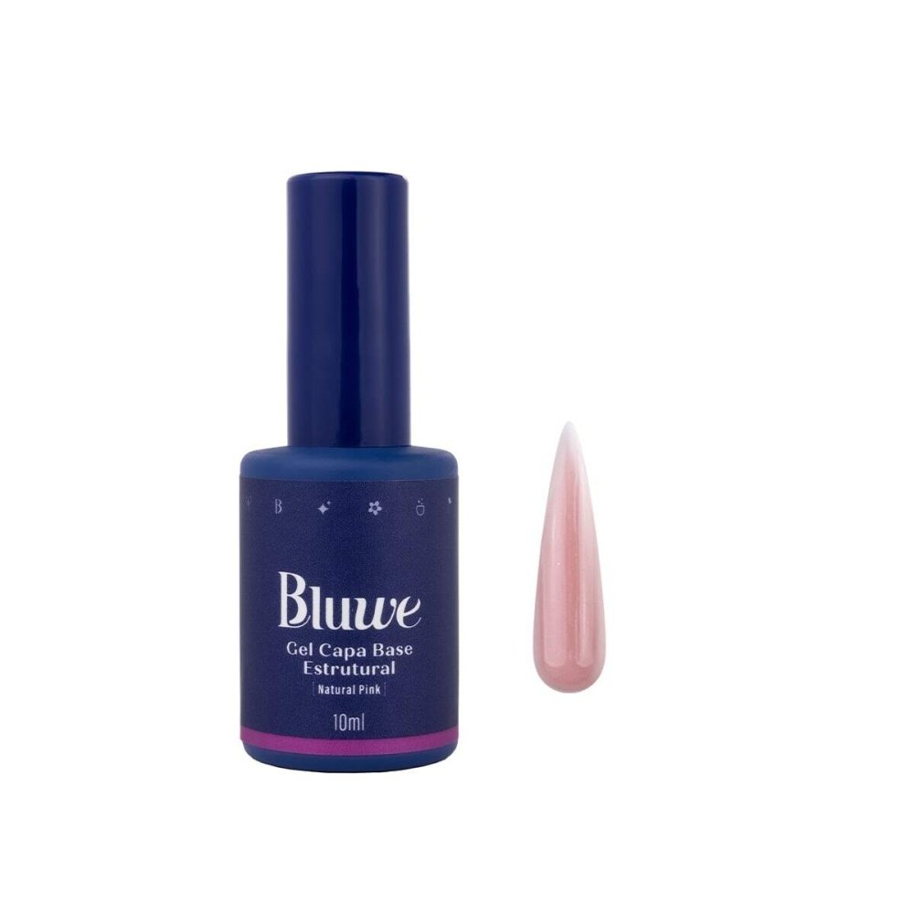 Capa Base Estrutural Natural Pink Bluwe 10ml