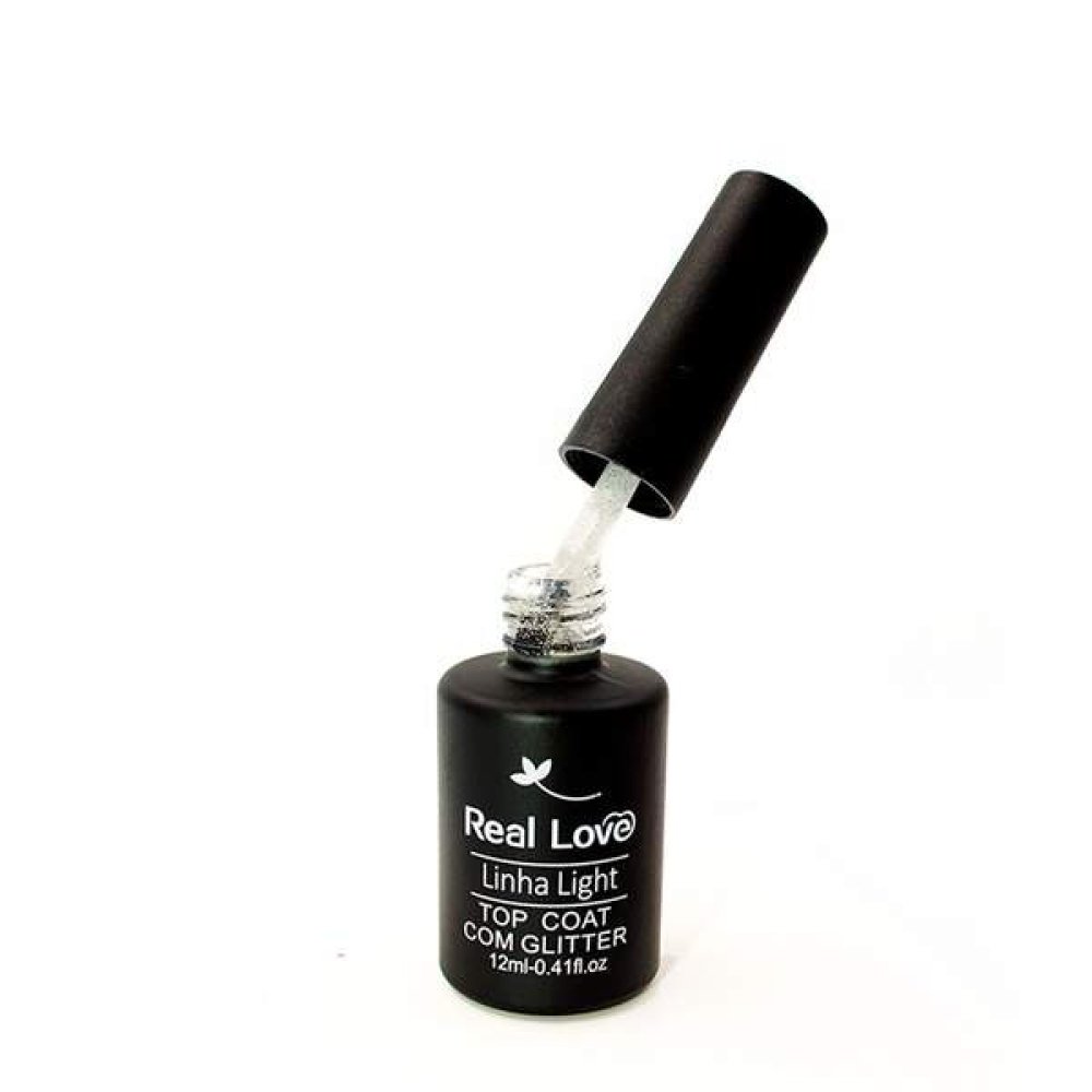 Top Coat Com Glitter Real Love 12ml