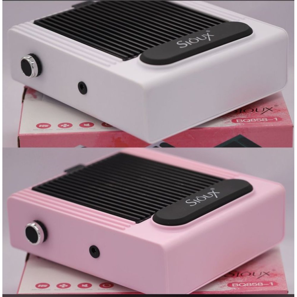 Coletor de Pó Vaccun 80w Branco/Rosa