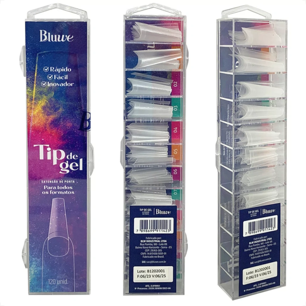 Tips de Gel Almond 120un