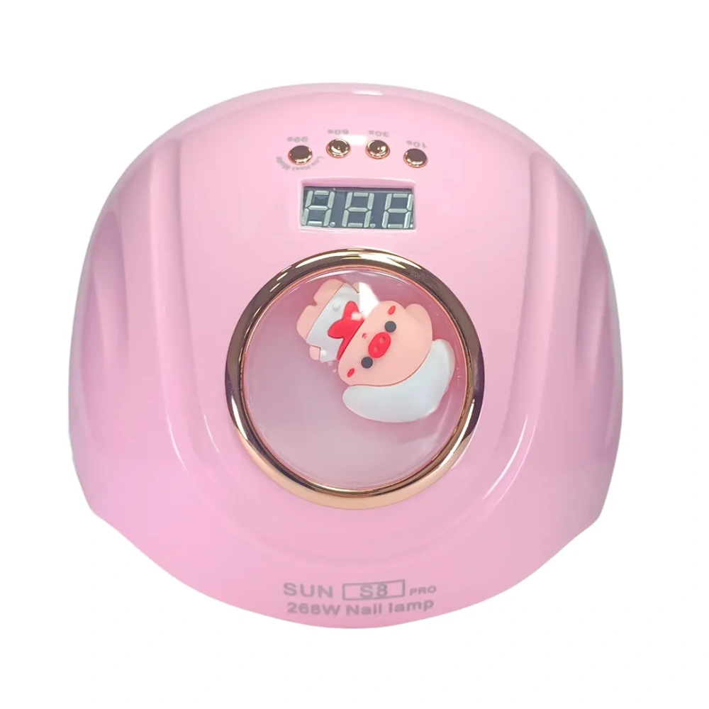 Cabine Sun S8 Pro 57 Leds 268w Branco/Rosa