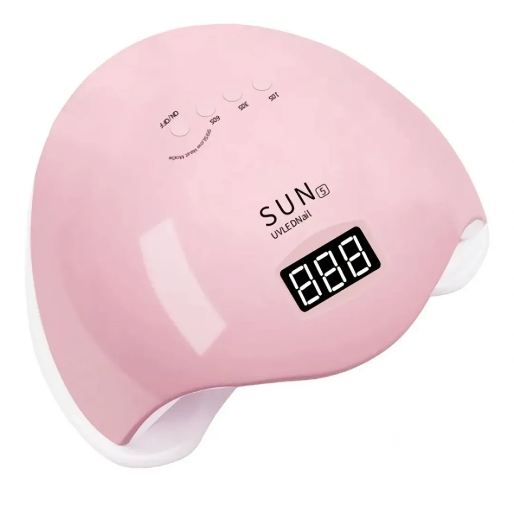 Cabine Sun 5 24 Leds 48w Branco/Rosa